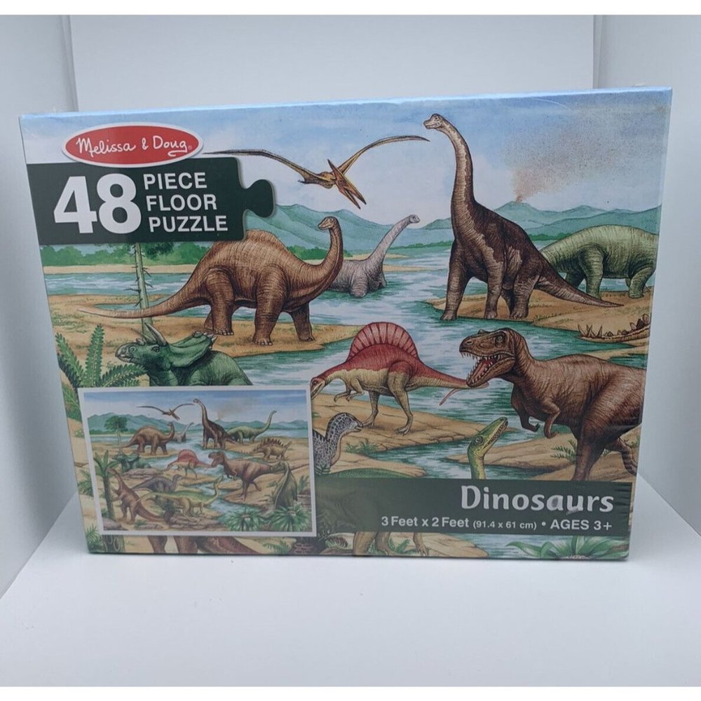 Melissa & Doug Dinosaurs 48 Piece Floor Puzzle Brand New
